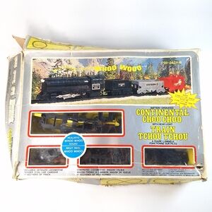 Vintage Continental Choo Choo Battery Operated Train Canadian Tire in Box